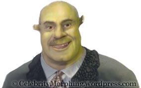 Dr. Phil and Shrek Morphed